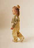 Load image into Gallery viewer, <Claude&Co>Cecile Ochre Check Dungaree(1-5Y)-Claude & Co-SUNNAO
