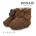 Load image into Gallery viewer, Donsje Pouty Booties - Fluffy Bear (12.9-13.5cm)
