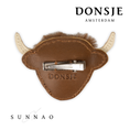 갤러리 뷰어로 이미지로드, <Donsje> Josy Exclusive Hairclip - Highlander Cow
