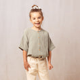 갤러리 뷰어로 이미지로드, <STUDIO BOHEME PARIS> BLOUSE THELME - GREEN GREY(12M-8Y)-STUIDIO BOHEME PARIS-SUNNAO