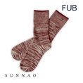 갤러리 뷰어로 이미지로드, <FUB> Melange Socks - CRANBERRY/ECRU CBE