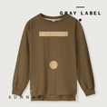 Load image into Gallery viewer, GRAY LABEL Oversized L/S Tee - BLUE GRAY (1-8Y)