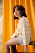 갤러리 뷰어로 이미지로드, <Louise Misha> SHORTS ASYA - BLEACH