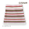 Gallery viewerに画像を読み込む, <GROWN> Sunshine Stripe Knit Skirt