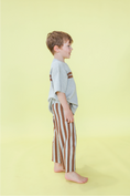 Gallery viewerに画像を読み込む, <GROWN> Striped Knit Pant