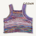 Gallery viewerに画像を読み込む, <GROWN> Knitted Singlet Top - Rainbow