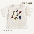 Load image into Gallery viewer, <GROWN> Organic Fruit Salad Tee - Milk