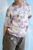 Gallery viewerに画像を読み込む, <GROWN> Organic Knitted Tie Dye Rib Tee - Grape