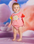 Load image into Gallery viewer, <Halcyon Nights> Stars Terry Short Sleeve Bodysuit