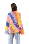 Gallery viewerに画像を読み込む, 【受注生産】<Hope Macaulay> Colourful Colossal Knit Cardigan
