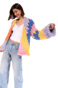 Gallery viewerに画像を読み込む, 【受注生産】<Hope Macaulay> Colourful Colossal Knit Cardigan