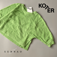 Gallery viewerに画像を読み込む, <Studio Koter> RIVER TEDDY SWEATSHIRT - Green