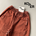 Load image into Gallery viewer, <Studio Koter> MANU BLUE OVERDYE DENIM TROUSERS - Fusion Coral