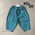 Load image into Gallery viewer, <Studio Koter> MANU BLUE OVERDYE DENIM TROUSERS - Blue mist