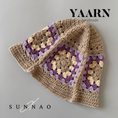 갤러리 뷰어로 이미지로드, <YAARN>Woolen Hat AVERY - Orchid Combo