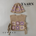 갤러리 뷰어로 이미지로드, <YAARN>Woolen Hat AVERY - Orchid Combo