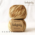 Load image into Gallery viewer, Babytoly Organic pima cotton yarns - Confetti Caramel (yarn)