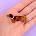 갤러리 뷰어로 이미지로드, <COUCOU SUZETTE> DACHSHUND HAIR CLIP-COUCOU SUZETTE-SUNNAO