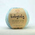 Gallery viewerに画像を読み込む, <Babytoly> Organic cotton yarns - DUCK EGG BLUE(毛糸)-Babytoly-SUNNAO