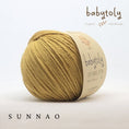 Load image into Gallery viewer, <Babytoly> Organic cotton yarns - MUSTARD(毛糸)-Babytoly-SUNNAO