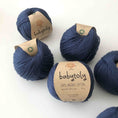 Load image into Gallery viewer, <Babytoly> Organic cotton yarns - NAVY(毛糸)-Babytoly-SUNNAO