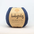 Load image into Gallery viewer, <Babytoly> Organic cotton yarns - NAVY(毛糸)-Babytoly-SUNNAO
