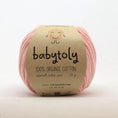 갤러리 뷰어로 이미지로드, <Babytoly> Organic cotton yarns - SALMON PINK(毛糸)-Babytoly-SUNNAO