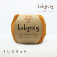 Gallery viewerに画像を読み込む, <Babytoly> Organic cotton yarns - GOLDEN BROWN(毛糸)-Babytoly-SUNNAO