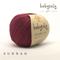 Gallery viewerに画像を読み込む, <Babytoly> Organic cotton yarns - DEEP RED(毛糸)-Babytoly-SUNNAO