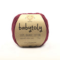 Gallery viewerに画像を読み込む, <Babytoly> Organic cotton yarns - DEEP RED(毛糸)-Babytoly-SUNNAO