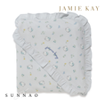 Gallery viewerに画像を読み込む, <JAMIE KAY> HELLO KITTY hoodie towel blanket - LIGHT BLUE