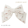 Gallery viewerに画像を読み込む, <JAMIE KAY> HELLO KITTY ribbon hair clip- IVORY