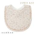 갤러리 뷰어로 이미지로드, <JAMIE KAY> OC Bunny Garden bib - CREAM