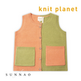 갤러리 뷰어로 이미지로드, <Knit planet> CHUNKY POCKET VEST