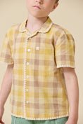 Gallery viewerに画像を読み込む, <Lali> Henri Shirt in Citrine Chex