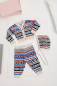 Load image into Gallery viewer, <The New Society> Caia Baby Bonnet - Caia Jacquard