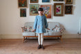 갤러리 뷰어로 이미지로드, 【予約】<Little Cotton Clothes> Velvet Jules Dress in Eggshell