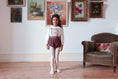 갤러리 뷰어로 이미지로드, 【予約】<Little Cotton Clothes> Velvet Dhalia romper in Sugarplum