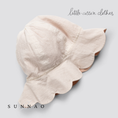 将图像加载到画廊查看器中, <Little Cotton Clothes> Scalloped Hat Shell/Powder