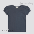 将图像加载到画廊查看器中, <Little Cotton Clothes> Pointelle T-shirt in Storm