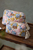 갤러리 뷰어로 이미지로드, <Louise Misha> POUCH TEIKI - CREAM STAR PATCHWORK