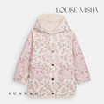 갤러리 뷰어로 이미지로드, <Louise Misha> COAT TENDER - CREAM CARNATION VALE