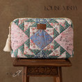 Gallery viewerに画像を読み込む, <Louise Misha> POUCH TEIKI - NAVY SNOWFALL PATCH