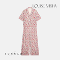 Gallery viewerに画像を読み込む, <Louise Misha> PAJAMAS SET LOUKA - CREAM FLORAL HAVEN(大人用)