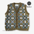 Gallery viewerに画像を読み込む, <MABLI> PICNIC WAISTCOAT - OLIVE - DROP1