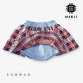 갤러리 뷰어로 이미지로드, <MABLI> PICNIC BABY SKIRT WITH BLOOMERS - CORNFLOWER - DROP1
