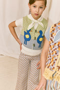 Load image into Gallery viewer, <Misha&Puff> FLOCK APPLIQUE VEST - AVENTURINE BEN-DAY DOTS