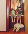 Load image into Gallery viewer, <MABLI> CARAVAN PANTS - TREE HOUSE STRIPE - DROP2