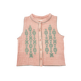 갤러리 뷰어로 이미지로드, <MABLI> FOLK VEST - PEACHY