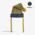 갤러리 뷰어로 이미지로드, <MABLI> JESTER HAT - SAPPHIRE/GOLD - DROP1